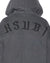 MENS  SERPENT EKCESS HOODIE FADED BLACK OVERSIZED FLEECE