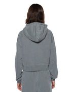Womens Sott Origin Hoodie Nightowl Grey Oversized Fleece - Grey