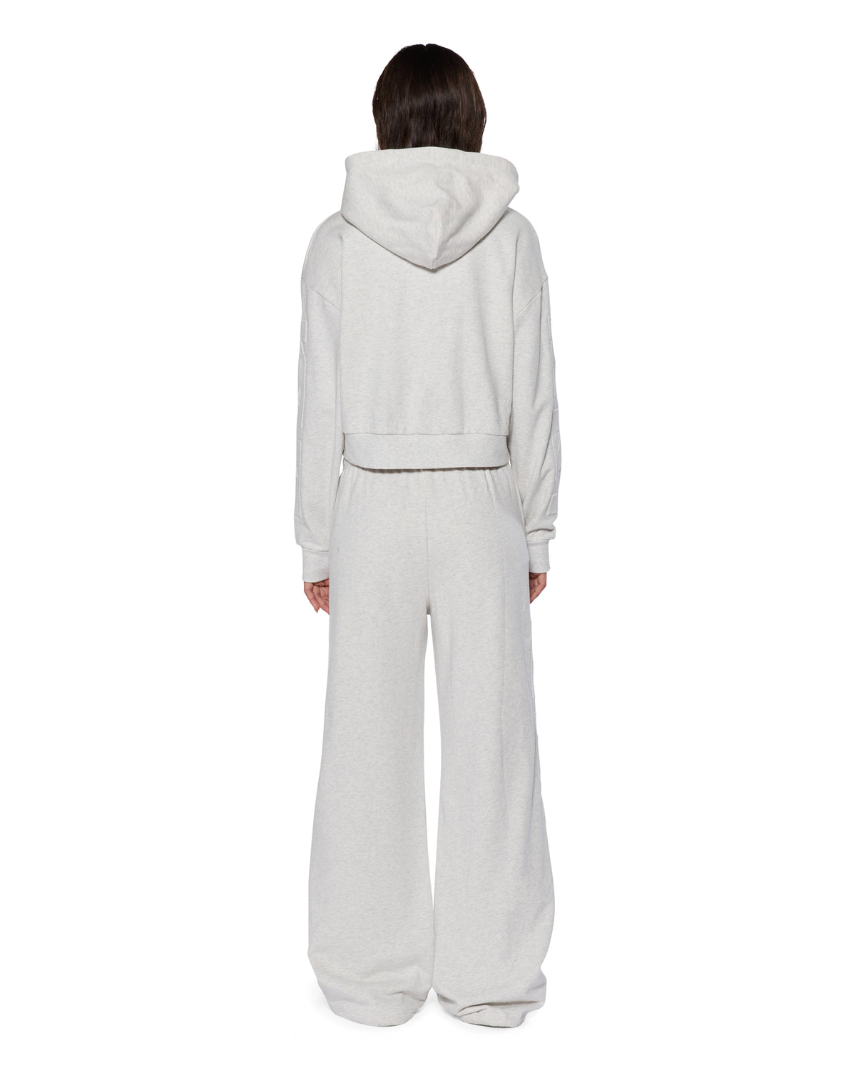 Womens Sott Origin Hoodie Snow Marle Oversized Fleece - Grey