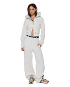 Womens Sott Origin Hoodie Snow Marle Oversized Fleece - Grey