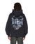 MENS  SPIRIT EKCESS HOODIE ACID BLACK OVERSIZED FLEECE