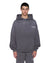 MENS  STATE EKCESS HOODIE CHARCOAL FADE OVERSIZED FLEECE