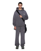 MENS STATE EKCESS HOODIE CHARCOAL FADE FLEECE