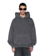 MENS THORNED EKCESS HOODIE CHARCOAL FLEECE