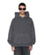 MENS  THORNED EKCESS HOODIE CHARCOAL OVERSIZED FLEECE