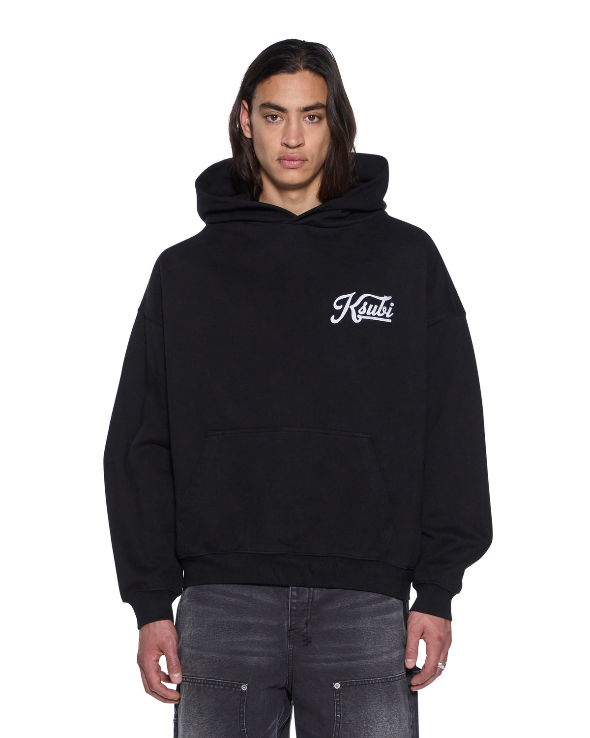 MENS OUTFIELD EKCESS HOODIE BLACK FLEECE
