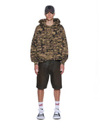MENS ZIP THRU HALEN HOODIE CAMO FLEECE