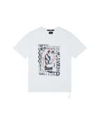 Mens Idols Kash Ss Tee Vintage White Regular Tees - White