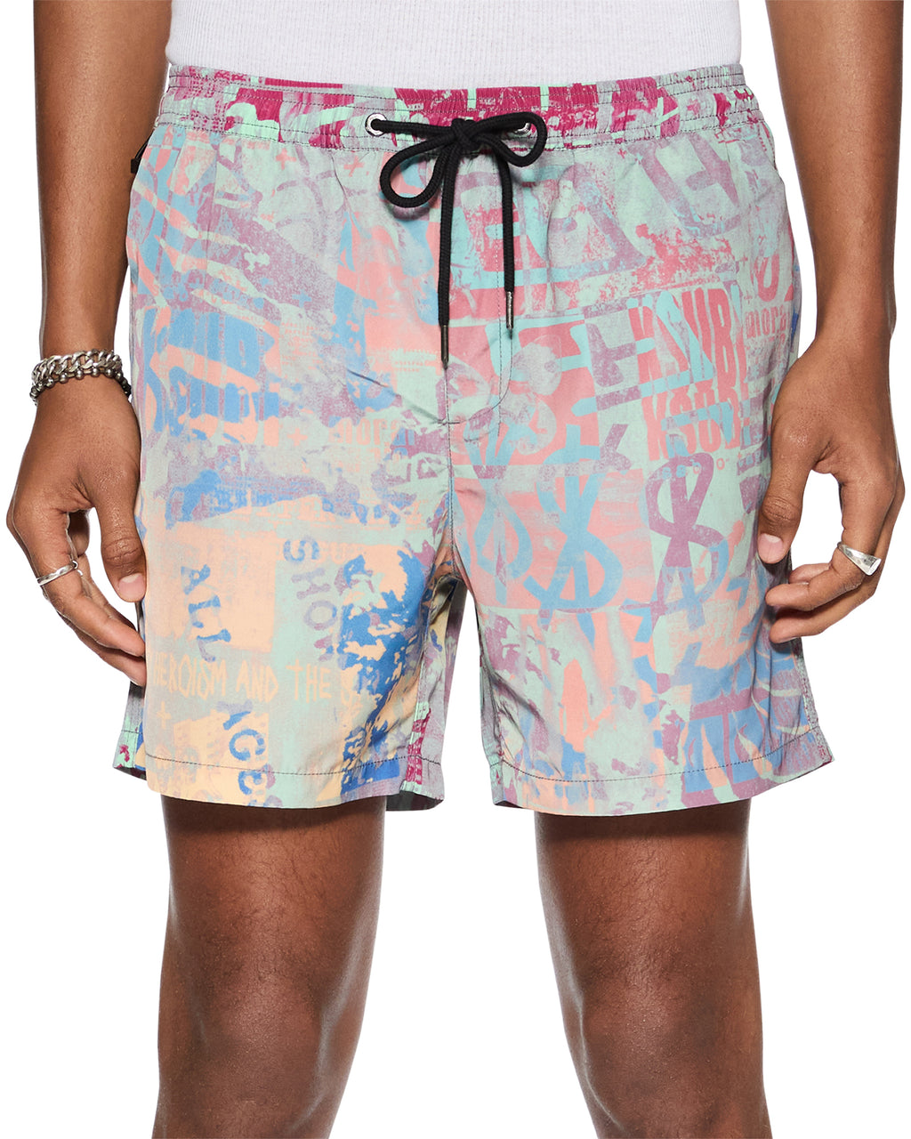Mens Ikon Mania Boardshort Multi Regular Walkshorts - Multi Colour
