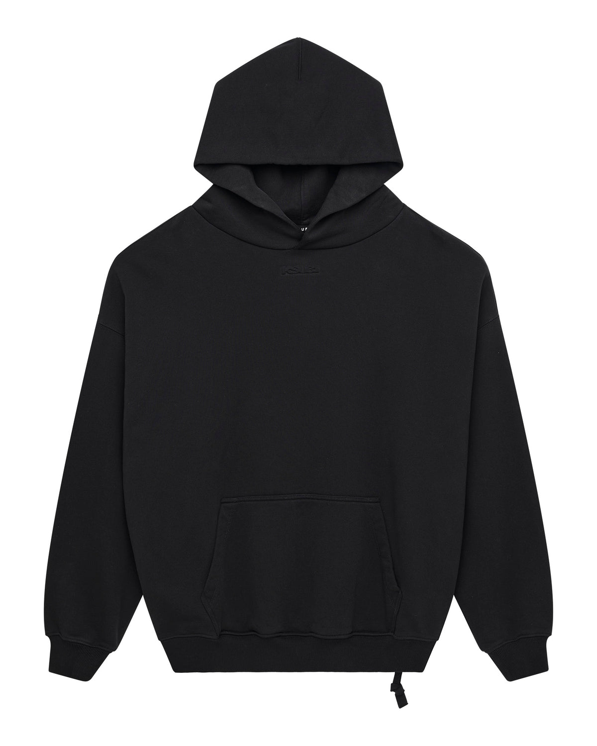 MENS INTRUDER EKCESS HOODIE JET BLACK FLEECE