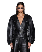 WOMENS BARREL JACKET BLACK JACKETS