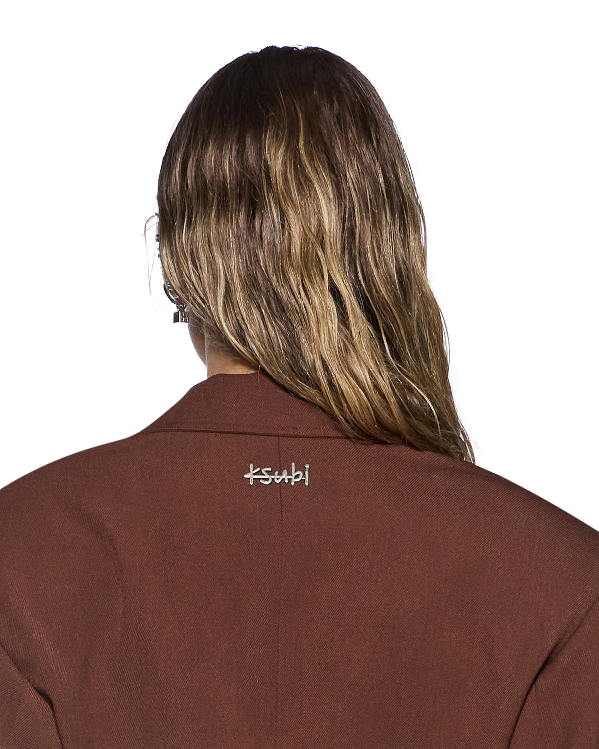 DARE CINCHED BLAZER CHOCOLATE
