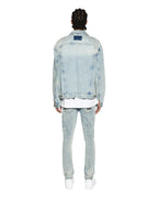 Mens Oh G Jacket Acid Trip Trash Oversized Jackets - Denim