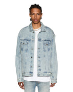 Mens Oh G Jacket Acid Trip Trash Oversized Jackets - Denim