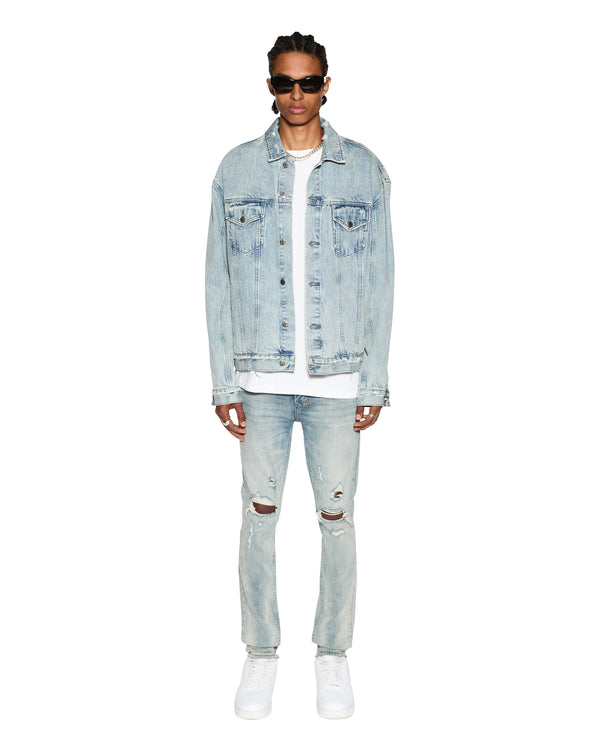 Buy Oh G Jacket Acid Trip Oversized Denim Ksubi ++