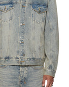 Mens Oh G Jacket Stagelight Metalik Oversized Jackets - Denim