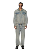 Mens Oh G Jacket Stagelight Metalik Oversized Jackets - Denim