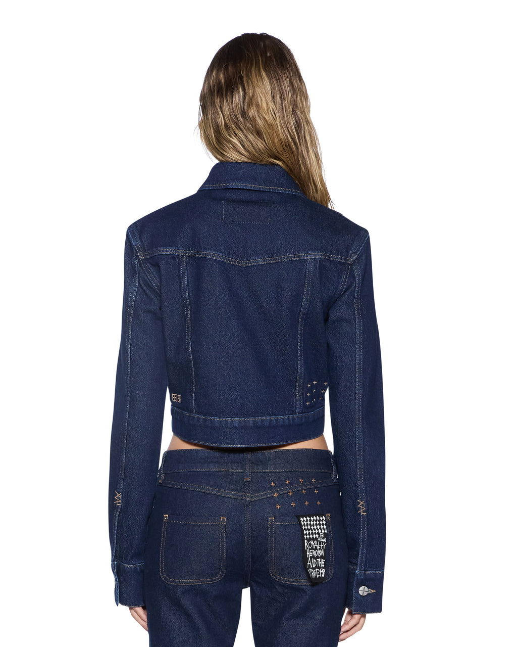 WOMENS SLIM TRUCKER JACKET ORIGINAL RINSE JACKETS