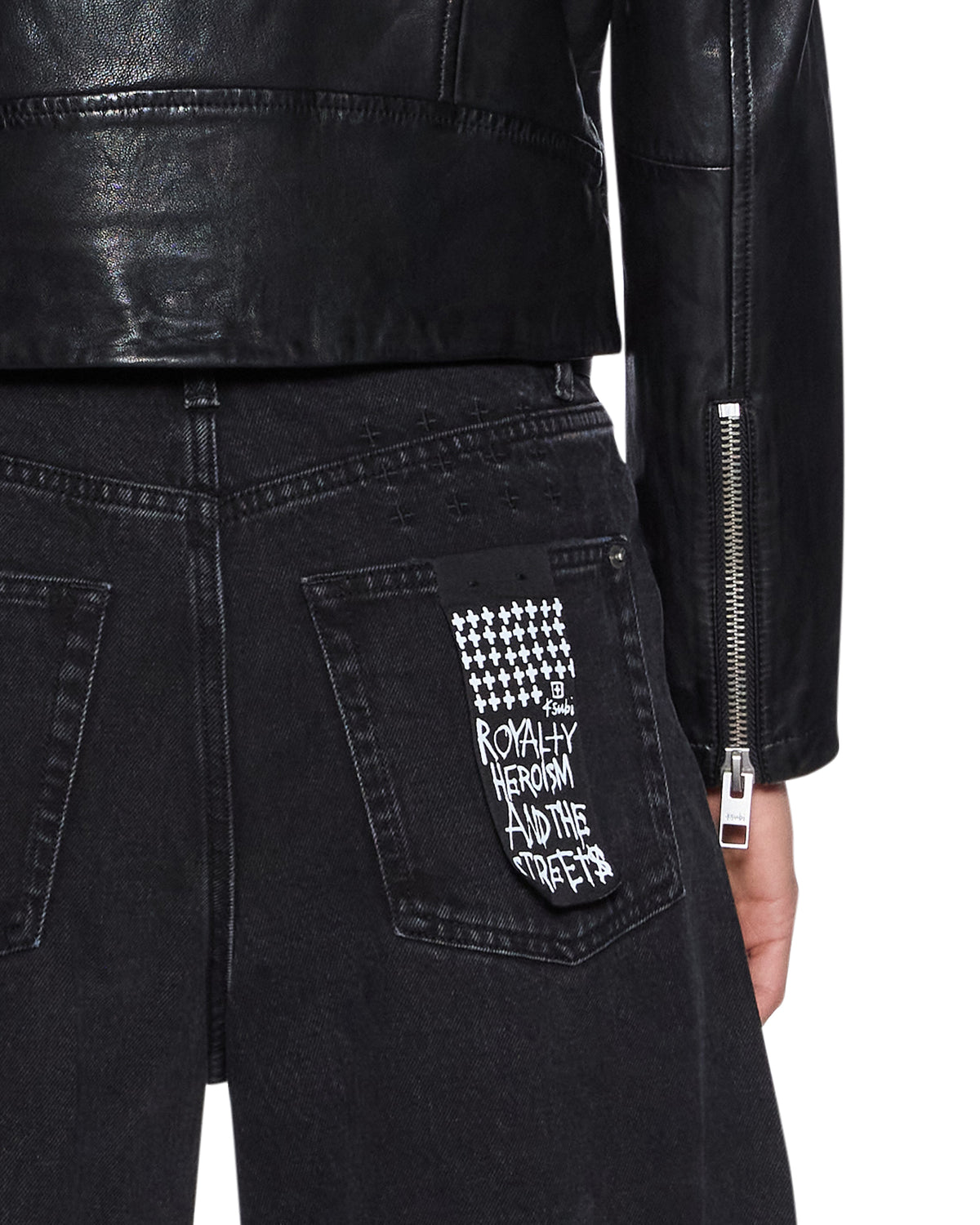 AMPLIFY LEATHER JACKET BLACK