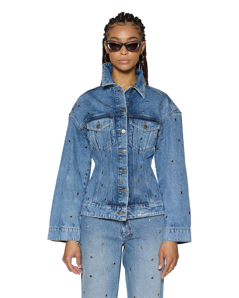 Cinched Chroma Trucker Jacket | Ksubi ++