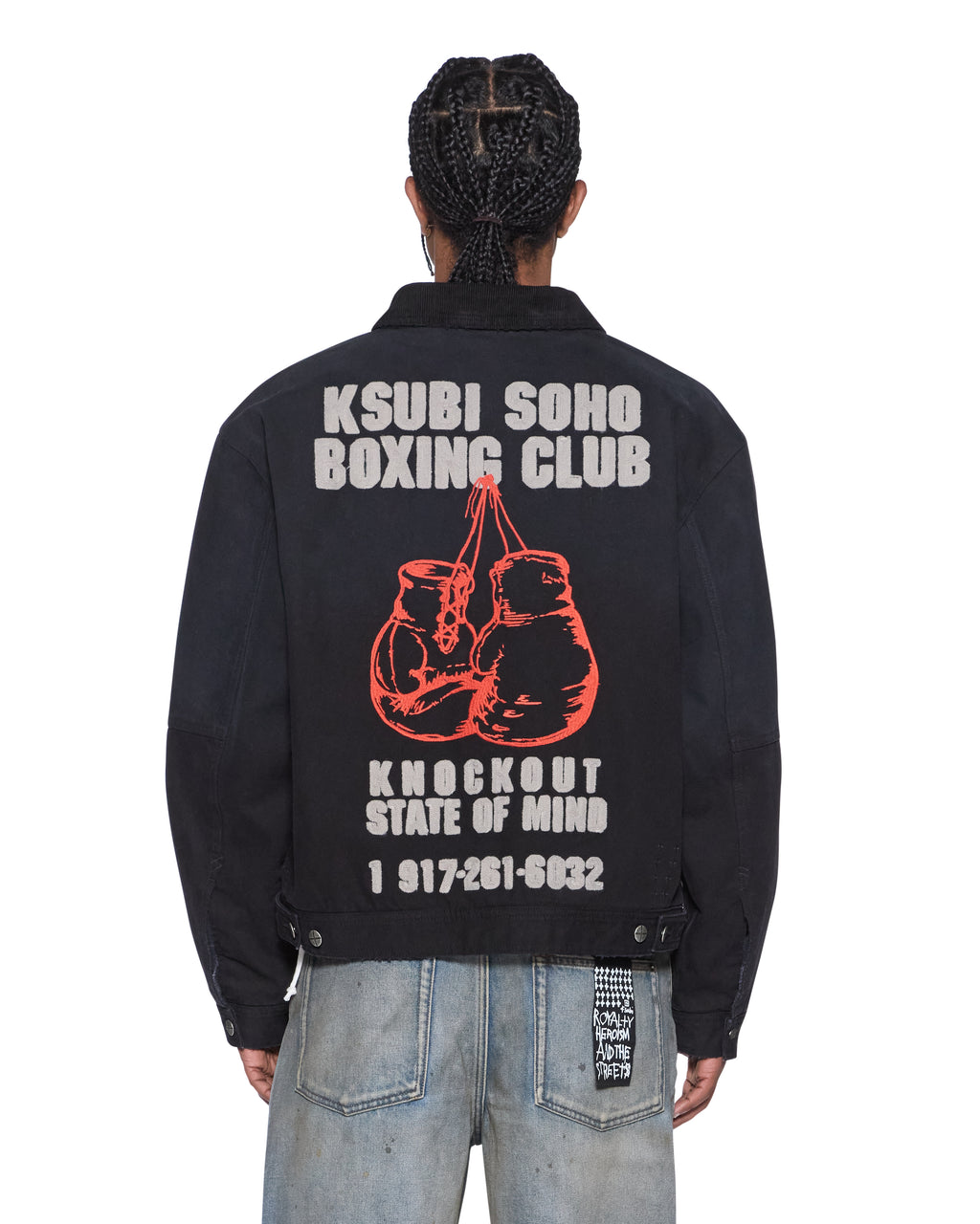 Mens Club Greenwich Jacket Black Relaxed Jackets - Black