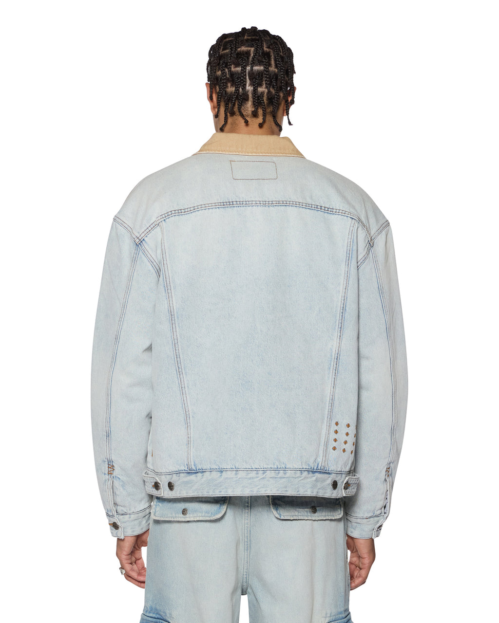 Mens Doubledown Jacket Frost Blue Regular Jackets - Denim