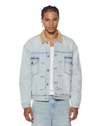 Mens Doubledown Jacket Frost Blue Regular Jackets - Denim