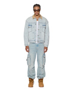 Mens Doubledown Jacket Frost Blue Regular Jackets - Denim