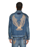 Mens Doubledown Oh G Jacket Antique Kraft Oversized Jackets - Denim