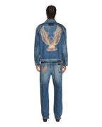 Mens Doubledown Oh G Jacket Antique Kraft Oversized Jackets - Denim