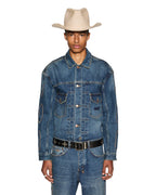 Mens Doubledown Oh G Jacket Antique Kraft Oversized Jackets - Denim