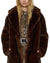 WOMENS  ALTON FAUX FUR JACKET TAWNY STRAIGHT JACKETS