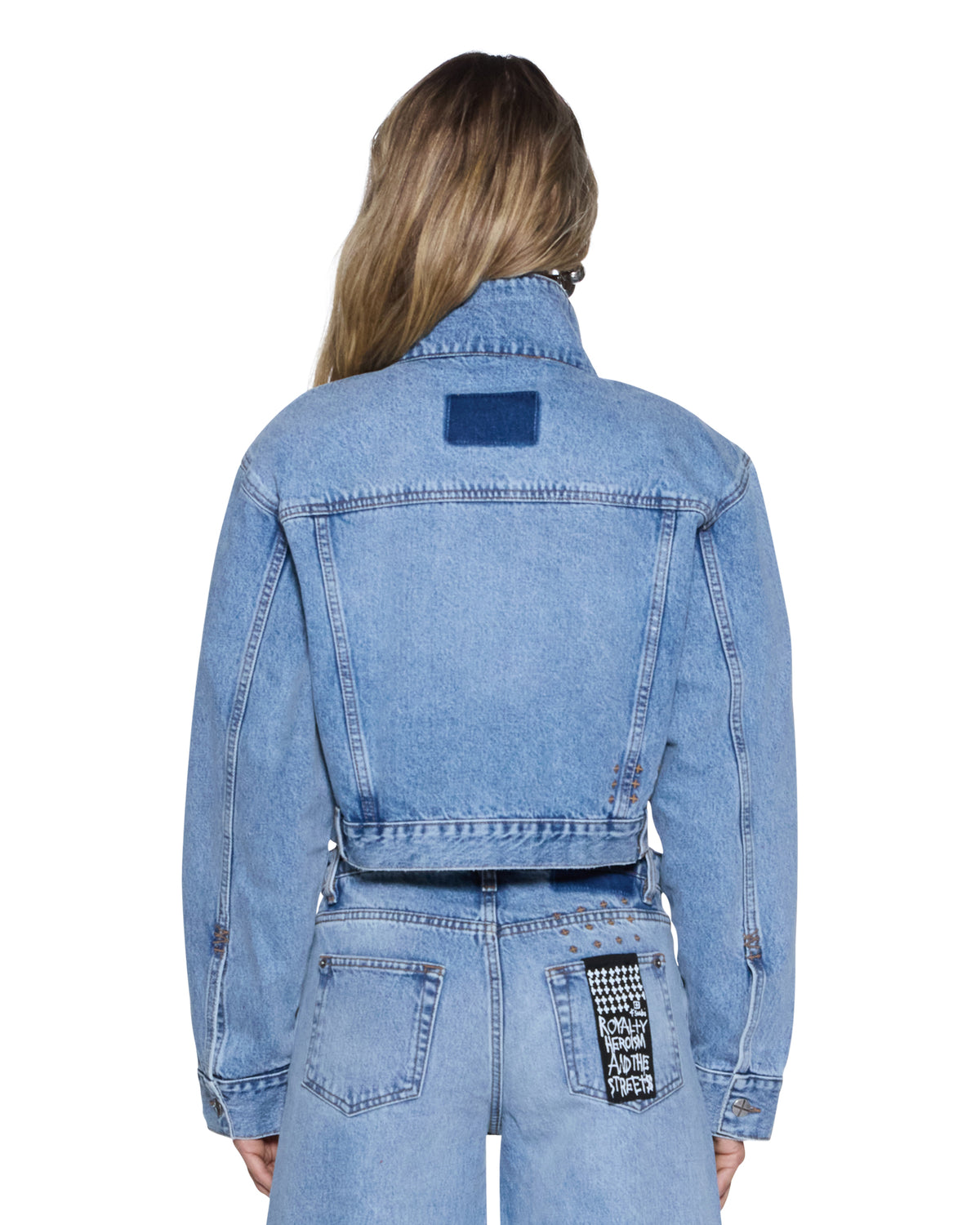 Womens Headline Jacket Mercer Blue Regular Jackets - Denim
