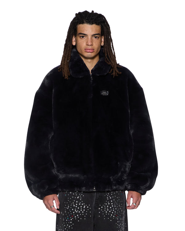 VESP COLLER FUR JKT ブラック ジャケット JACKET_HUSSLEFURJACKETBLACK_11