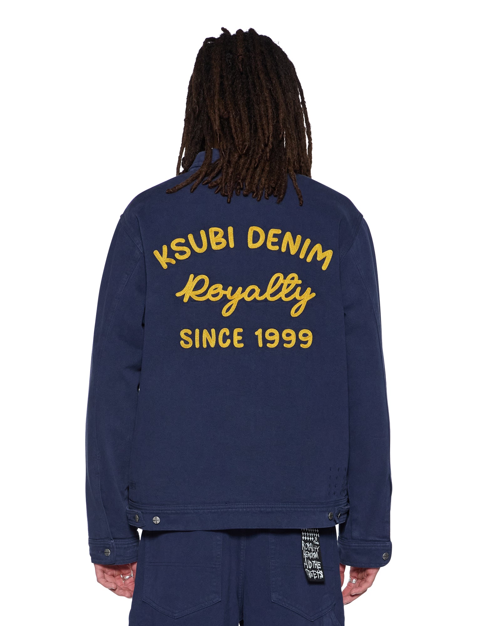 MENS MECHANIK CHAINSTITCH JACKET INK BLUE REGULAR JACKETS