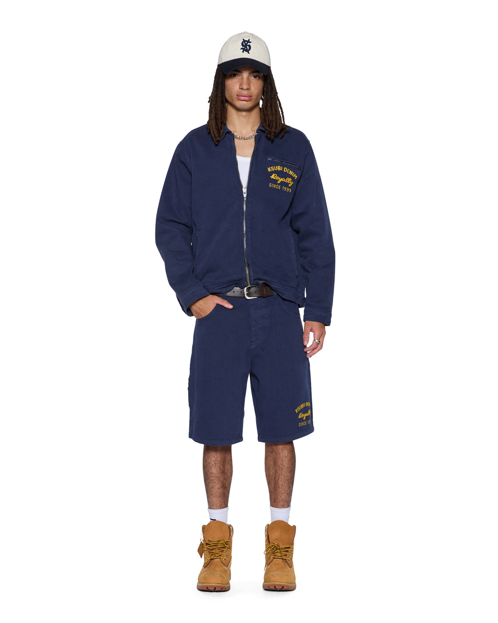 MENS MECHANIK CHAINSTITCH JACKET INK BLUE JACKETS