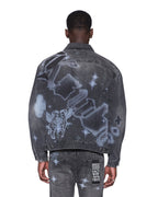 Mens Oh G Jacket Axl Cherub Oversized Jackets - Denim