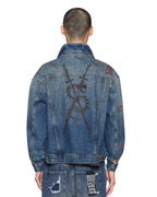 Mens Oh G Jacket Billy Blue Skool Oversized Jackets - Denim