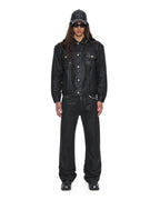 MENS KSUBI X ALICE HOLLYWOOD TORO BLACK WAX DENIM JEANS