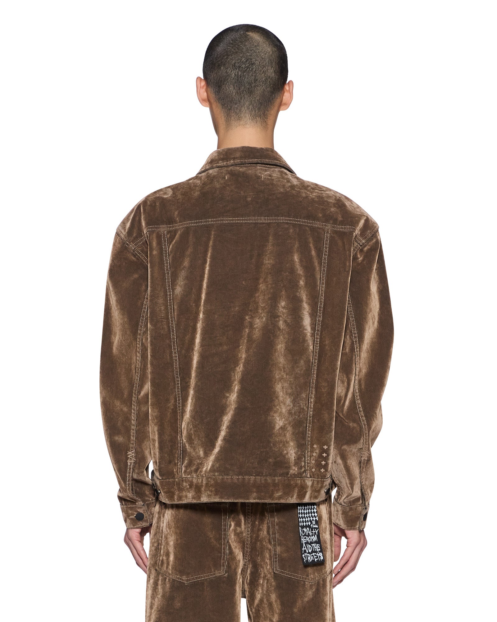 Mens Oh G Jacket Flocked Tobacco Jackets | Ksubi ++