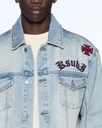 Mens Oh G Jacket Seattle Blue Oversized Jackets - Denim