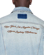 Mens Oh G Jacket Seattle Blue Oversized Jackets - Denim