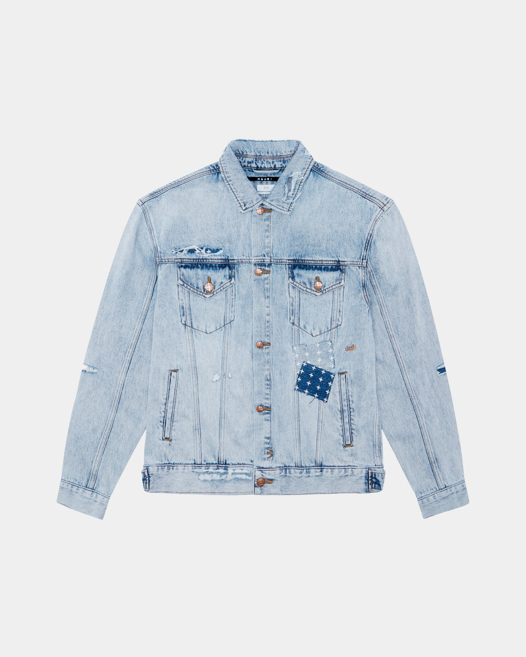 Mens Oh G Jacket Mills Repair Oversized Jackets - Denim