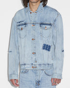 Mens Oh G Jacket Mills Repair Oversized Jackets - Denim