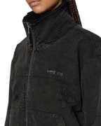 Womens Reversible Puffer Jacket Noir Kraftwerk/black Oversized Jackets - Black