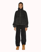 Womens Reversible Puffer Jacket Noir Kraftwerk/black Oversized Jackets - Black