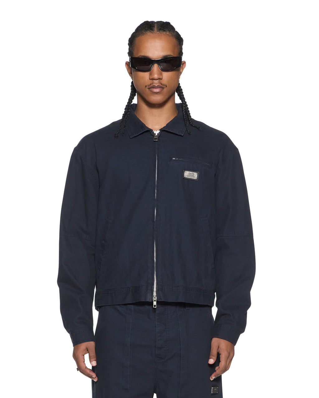 MENS ROYALTY MECHANIC JACKET NAVY JACKETS
