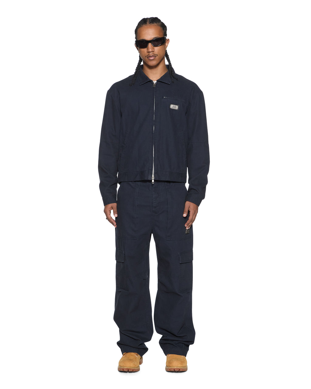 MENS ROYALTY MECHANIC JACKET NAVY JACKETS