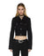 WOMENS  SLIM TRUCKER JET BLACK SLIM JACKETS