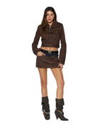 WOMENS LOW RIDER MINI ORIGINAL SPLICED SKIRTS